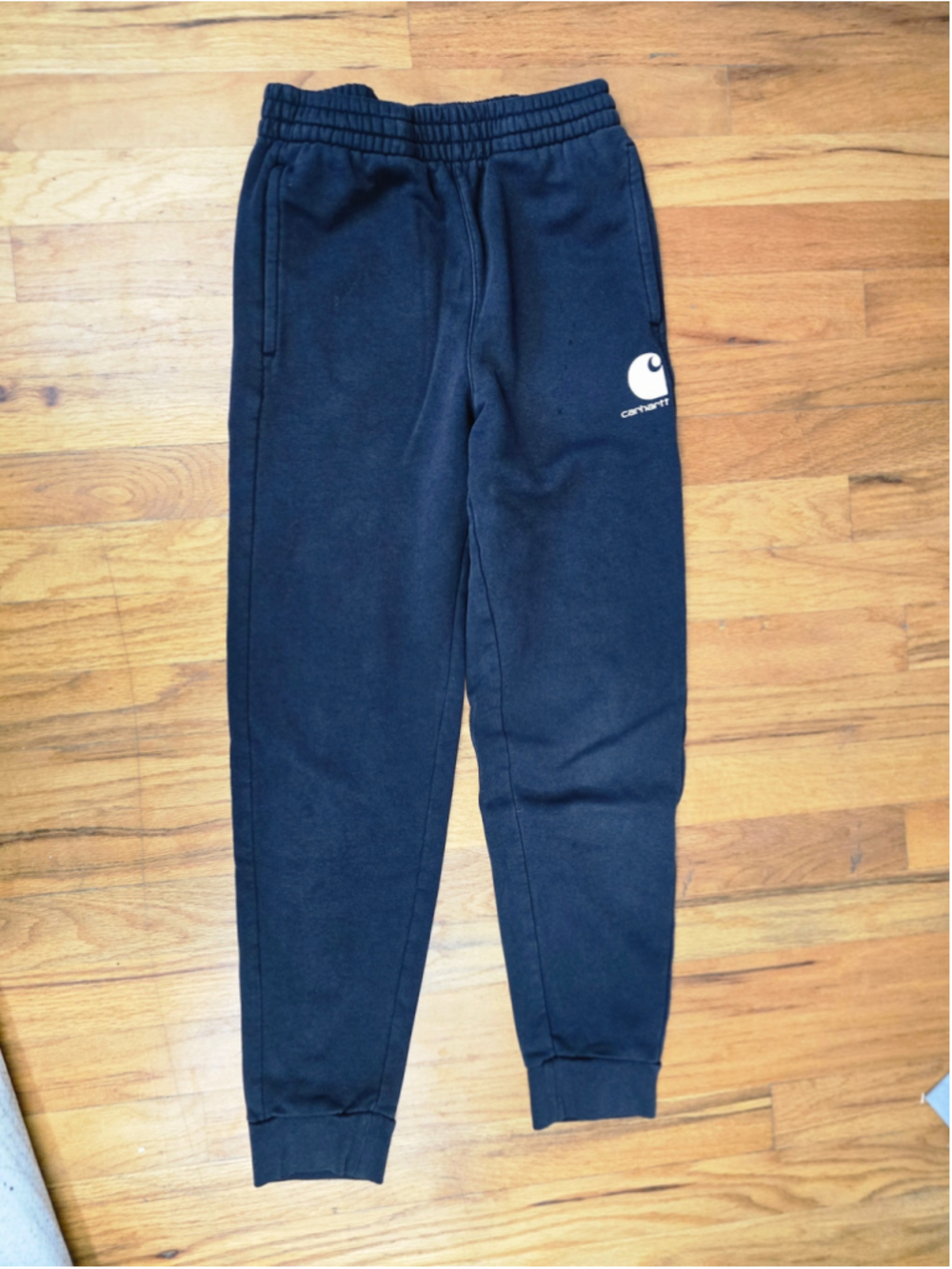Boys Carhartt Sweatpants Joggers Size 12 Black White
